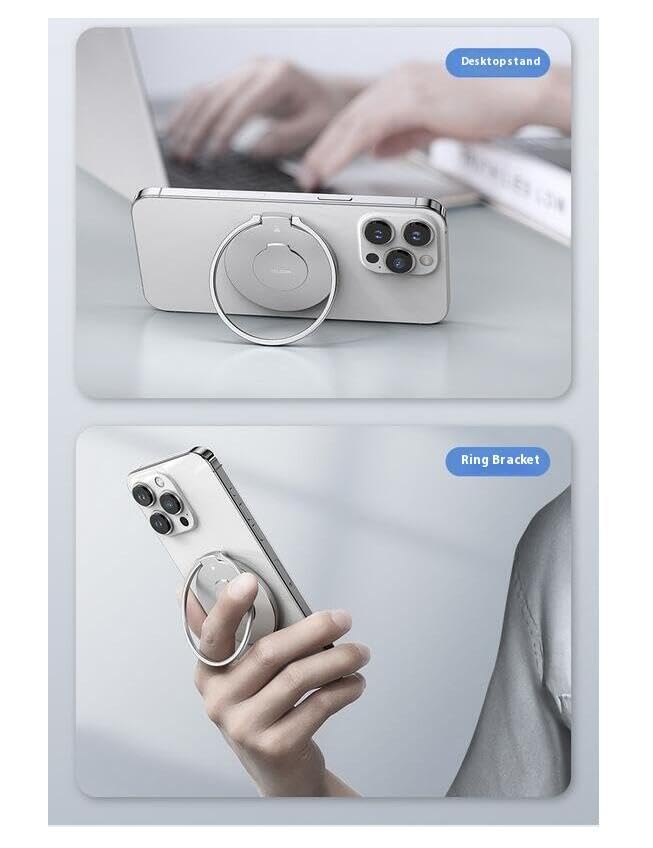 Osmo Mobile 7 SE Compatible Gimbal Magnetic Adapter Base iPhone Series Android Series Compatible Aluminum Alloy Magnetic Adapter MagSafe Magnetic