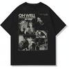 Cowboy Anime Bebop Grafik-T-Shirt, Unisex Vintage Y2K Übergroßes Grafik-T-Shirt, Streetwear Grunge Stil, Retro Ästhetik Design