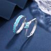 Pure Silver Color Mobius Butterfly Couple Rings, Light Luxury Valentine's Day Gift for Men and Women