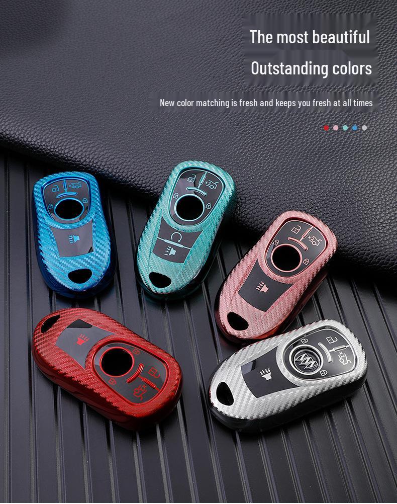 Buick New Regal LaCrosse GL8/Envision/Encore GX Carbon Fiber Key Case
