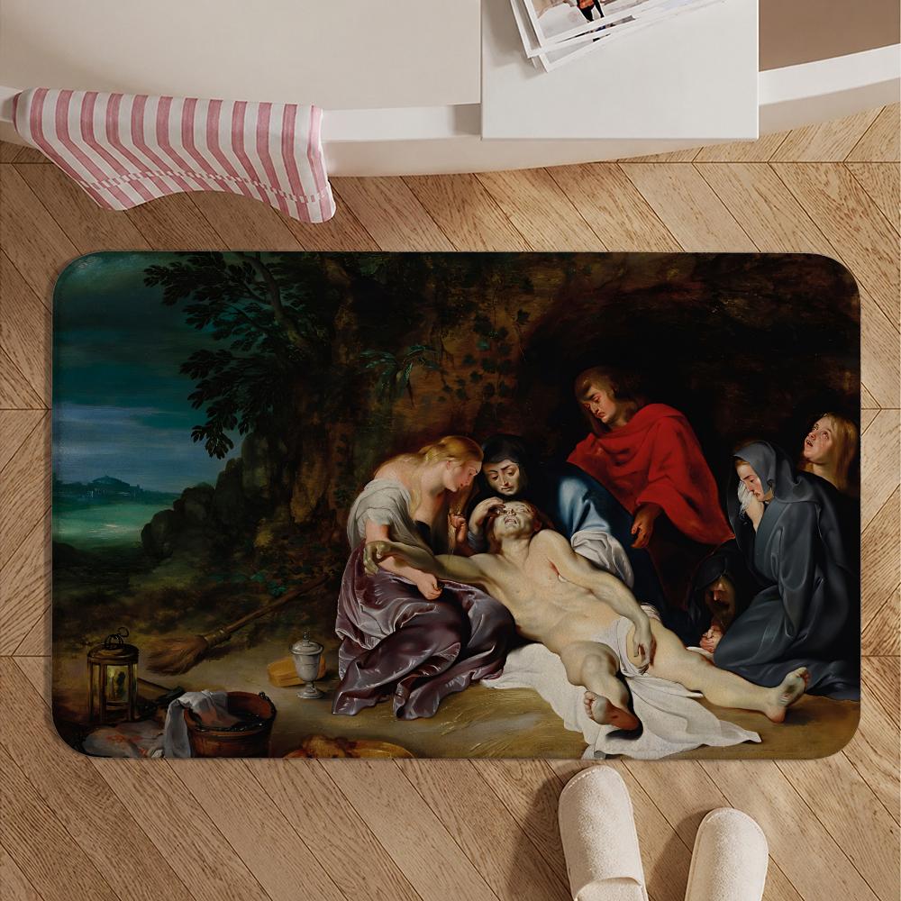 Artist-Peter Paul RubensS Floor Mat Soft Non-Slip Bath Mat, Bedside Carpet, Absorbent Doormat for Home
