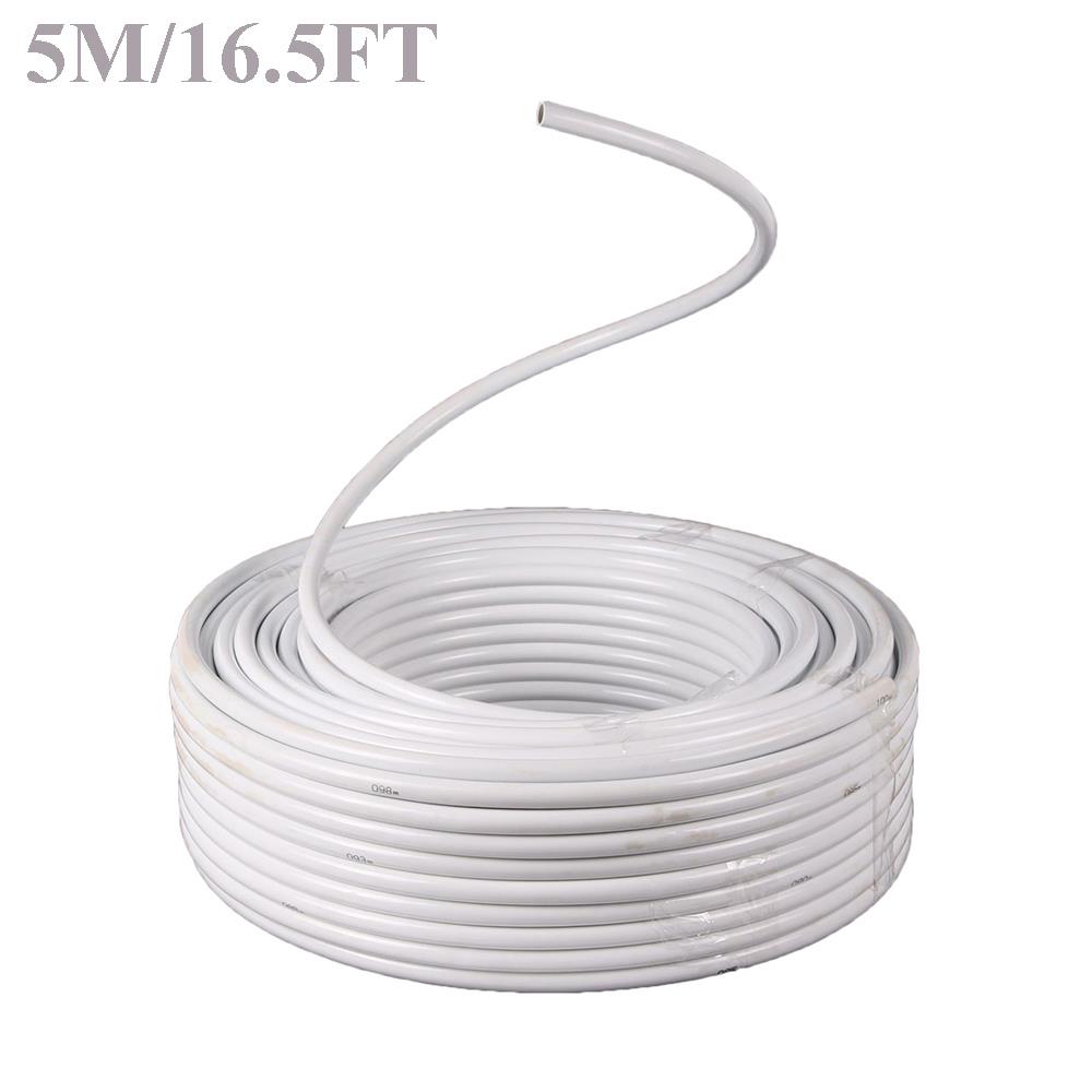 5M Styling Tube PVC Aluminum Plastic Molding Pipe For Baby Shower Birthday Christmas Wedding DIY Fake Flower Stem Molding Pipe