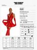 Glänzender Lackleder Bodycon Jumpsuit - Damen Nachtclub Dessous mit Reißverschluss