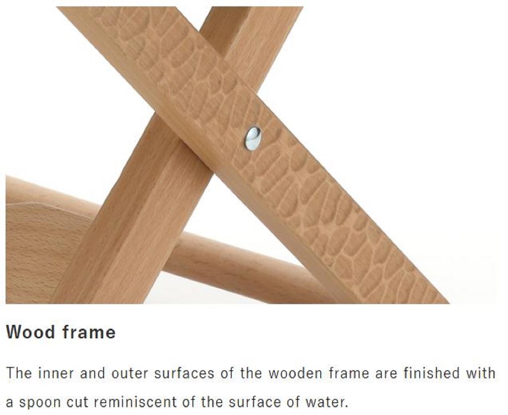 Jackall Skládací dřevěná stolička RGM, 320x420x100 mm, černá (7502)