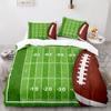 American Football Duvet Cover Set Queen/Full/King Size Skull Bedding Set 3pcs for Kids Boys Teens Sports Gaming Comforter Cover