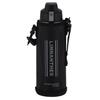 Takeda Corporation One-Touch Outdoor Water Bottle, Black, 8.3 X 8.3 X 27.4 Cm, One-Touch Direct Bottle 1000ml, OTDB-1000