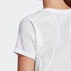 adidas Sports Lifestyle Series Round Neck Moisture Wicking Simple Casual Short Sleeve T-Shirt Women T-Shirts White DQ3146