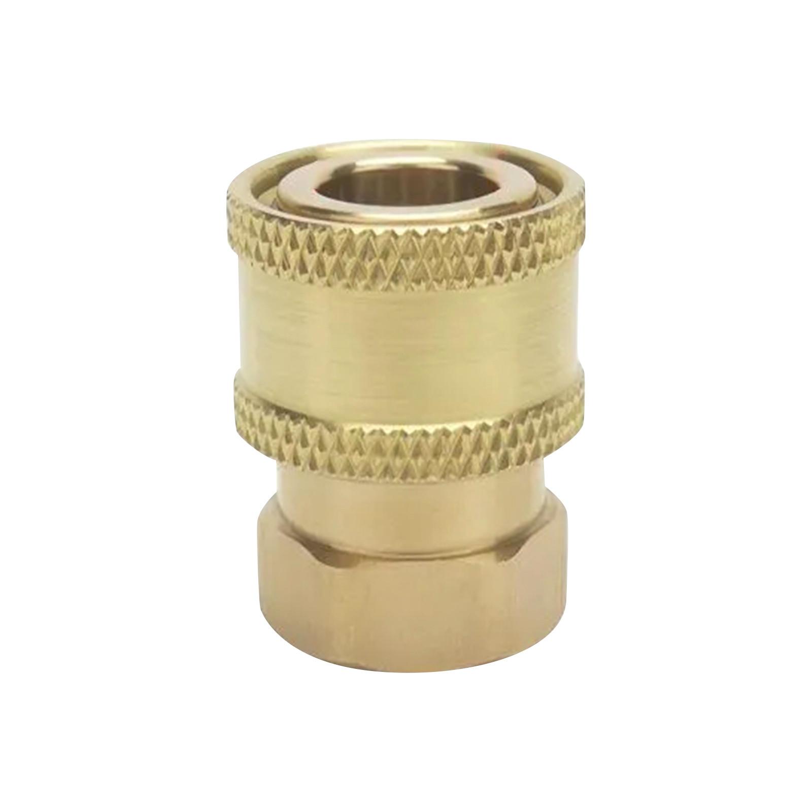 

1/4 High-pressure Car Washer Washer Water Pipe Head Foam Kettle Adapter Water Pipe Fitting Quick Plug Connect Nozzle One Size