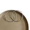 Exaggerated Large Plain Circle Hoop Earrings Fashion Jewelry For Women
