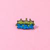 Cute Creative Personality Three-eyed Boy Metal Badge European and American Movie Character Alloy Brooch Accessories