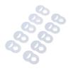 10 Pcs Toenail Corrector  Stretch Resistant Silicone Reusable Ingrown Toe Nail Correct Brace Rin