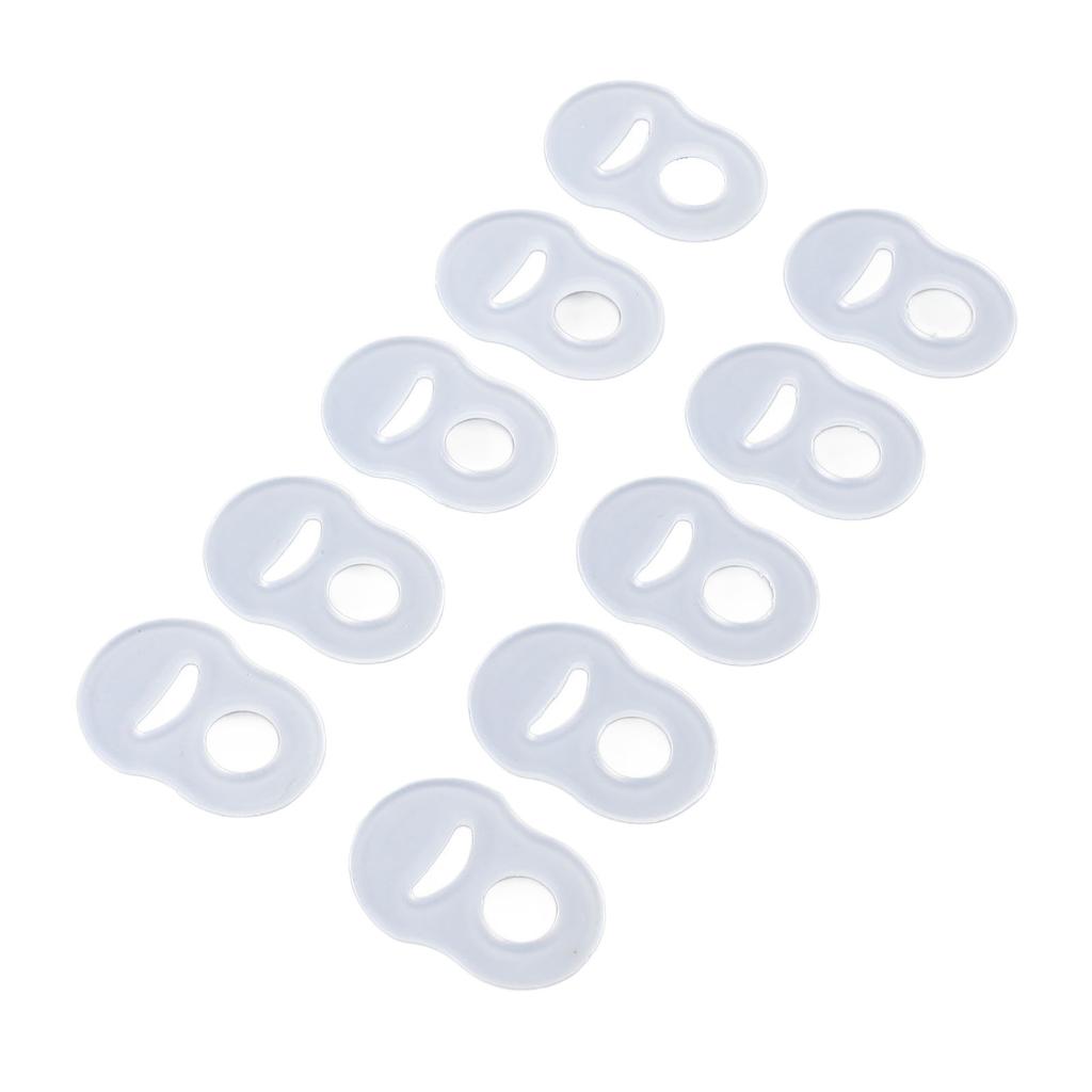 10 Pcs Toenail Corrector  Stretch Resistant Silicone Reusable Ingrown Toe Nail Correct Brace Rin