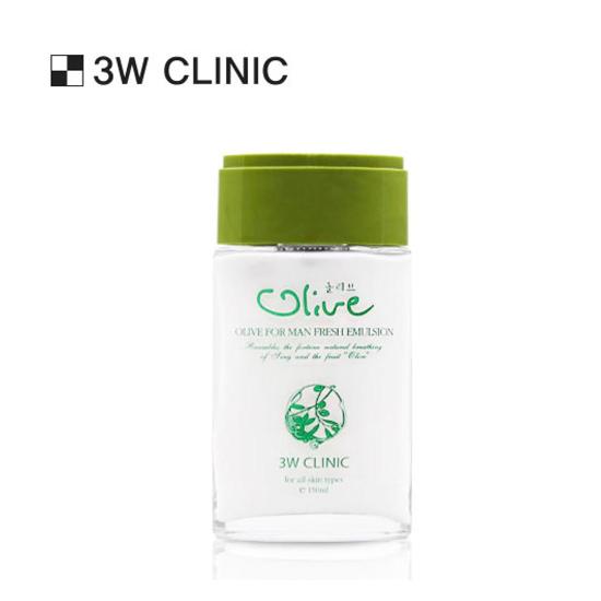3w Clinic Oliven For Menn Hud (Toner), Emulsjon 150ml (3 Alternativer)