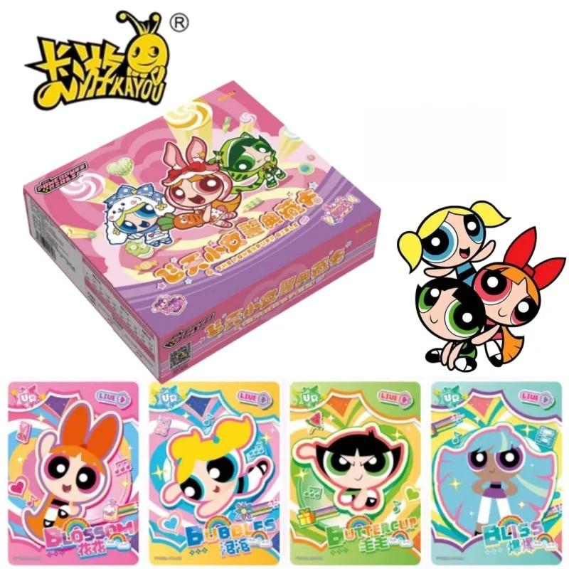 THE POWERPUFF GIRLS Collection Card Candy Pack Vol.1 sealed box Anime Collector Cards Toys Gifts festival gift