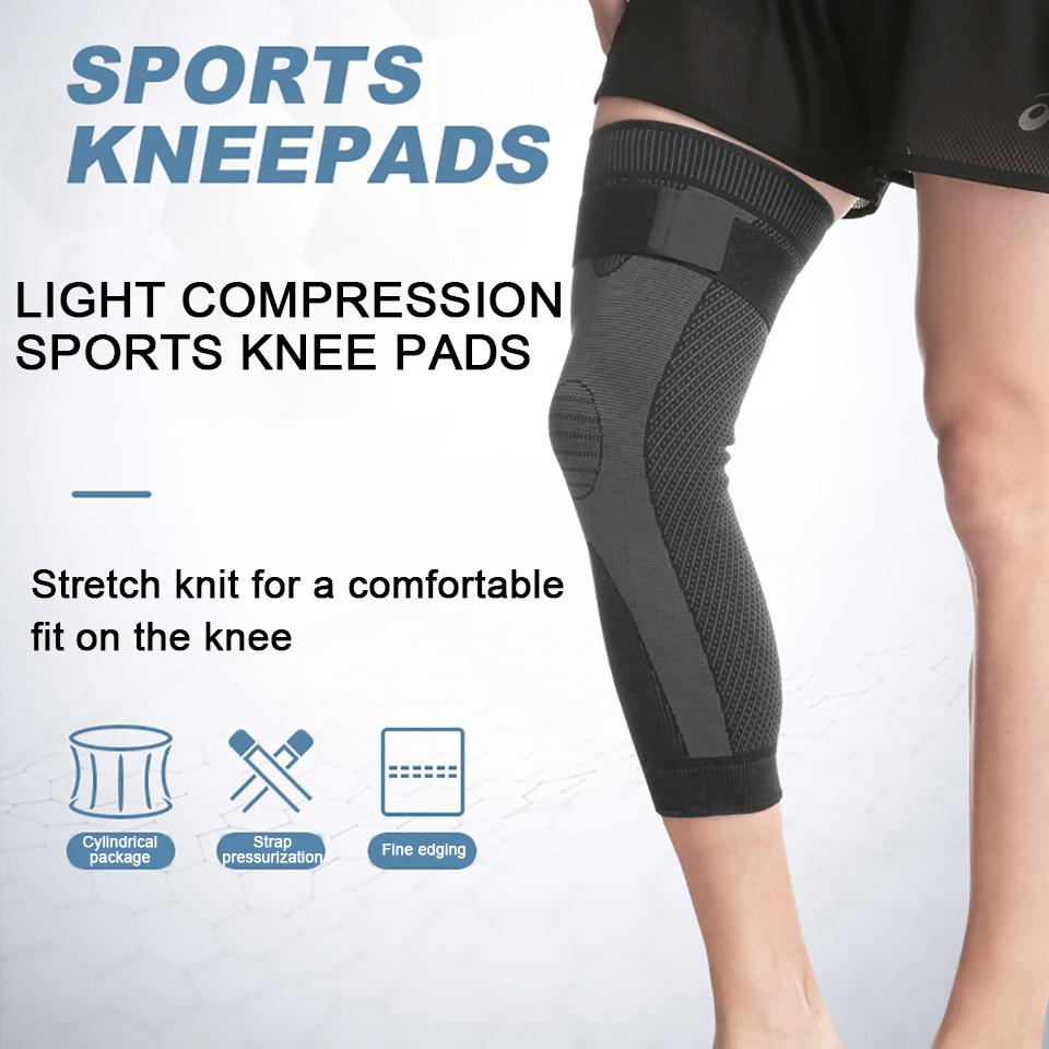 Aolikes Sport Full Leg Compression Sleeves Knee Braces Support Protector For Weightlifting Arthritis Joint Pain Relief