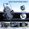 Car Phone Holder Mount, [Upgraded Vent Clip Never Fall Off] Universal Phone Holders for Your Car, Hands Free Air Vent Cell Phone Mount Compatible