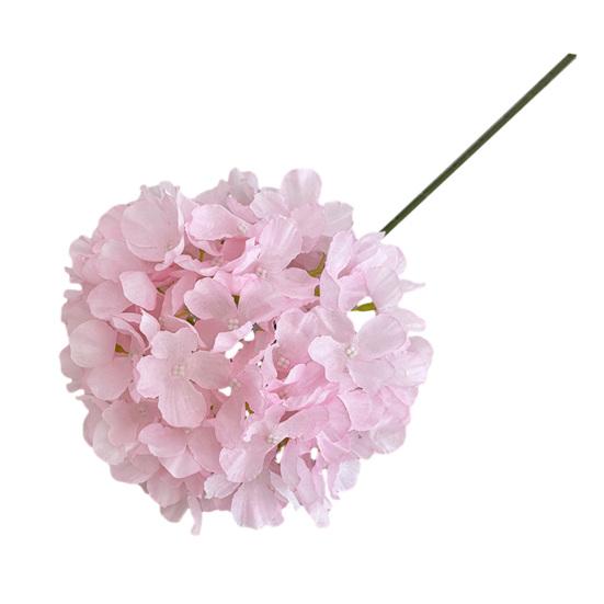 

Hydrangea Artificial Flowers 29.13 Real Touch Faux Hydrangea with Long Stems for Home Office Decor Wedding Party Centerpieces Floral светло-розовый