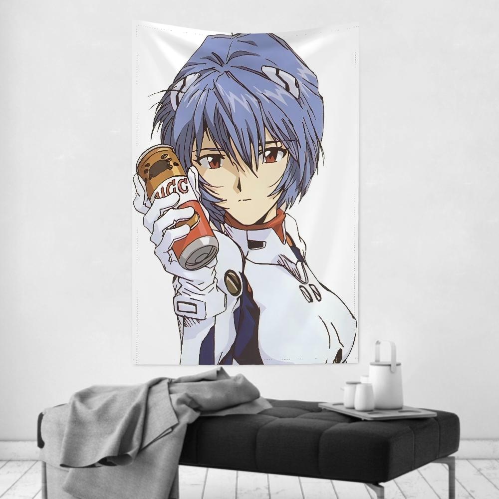 

Anime Classic EEvangelions Tapestry Room Decor Wall Cloth Party Hanging Background Room Decor Baby Room 74x94cm(29x37in)