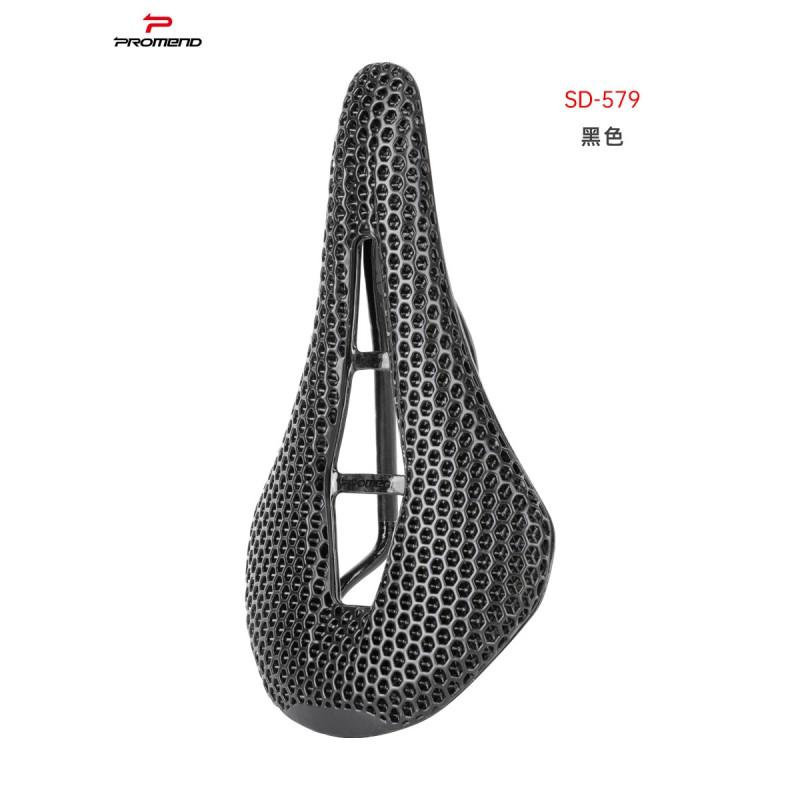 3D Printed Honeycomb Cushion Bike Saddle With Carbon Fiber Base Rails Road Cycling Comfort