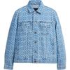 Ss25 Classic Logo Denim Jacket Button Closure Men Jacket Washed-Blue CY411-LUN