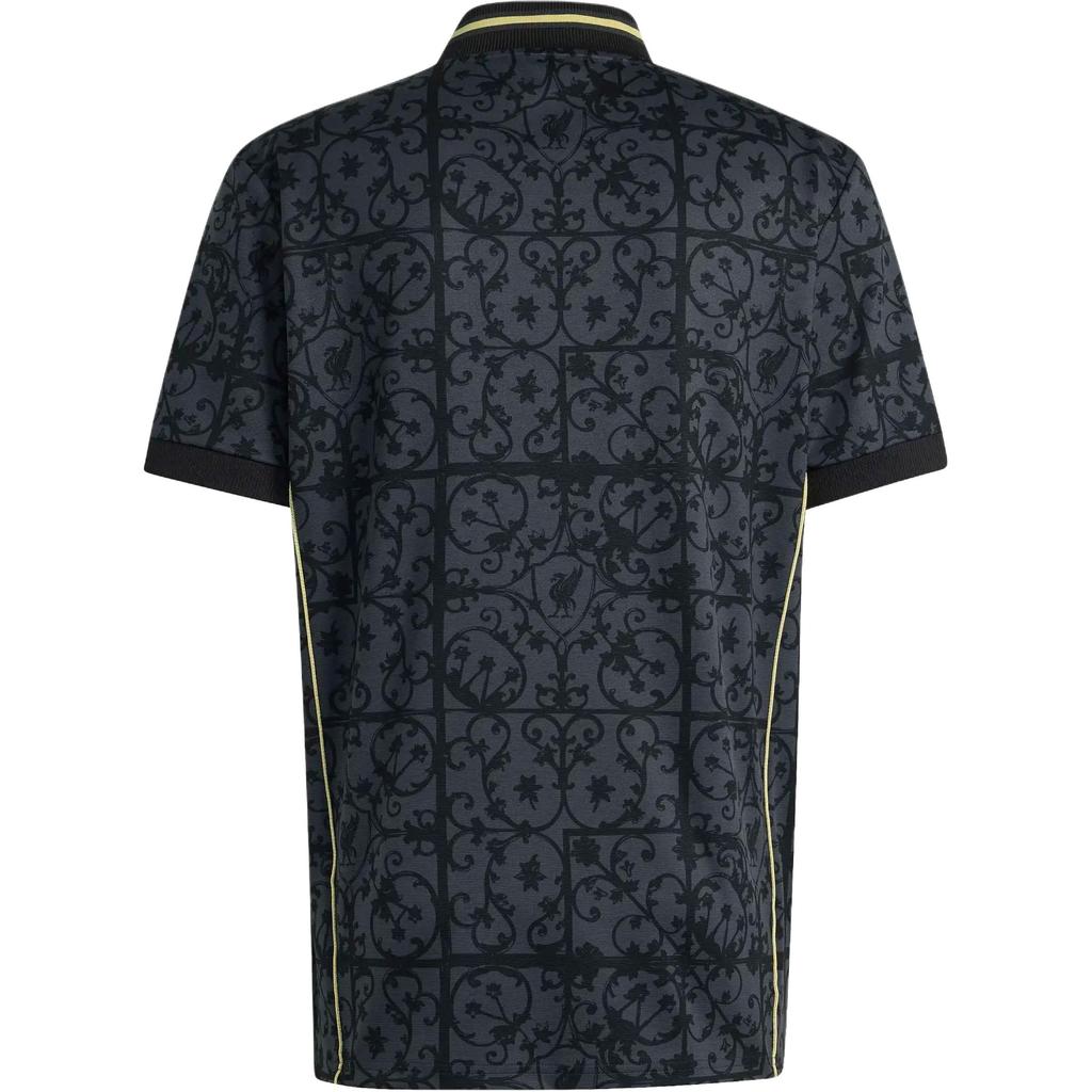 adidas Maillot de Football Originals à Rayures Brodés Manches Courtes Homme Maillot Noir JW5462