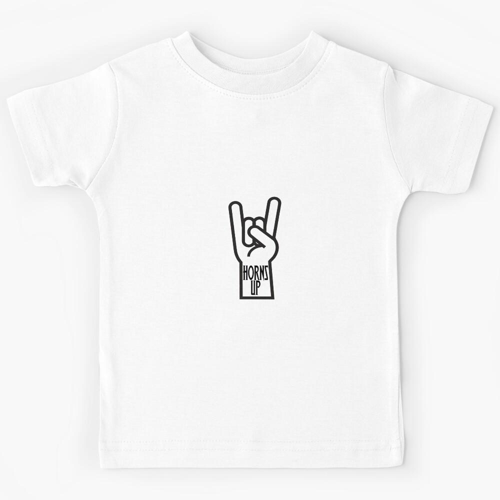 Horns Up Kids T-Shirt 150