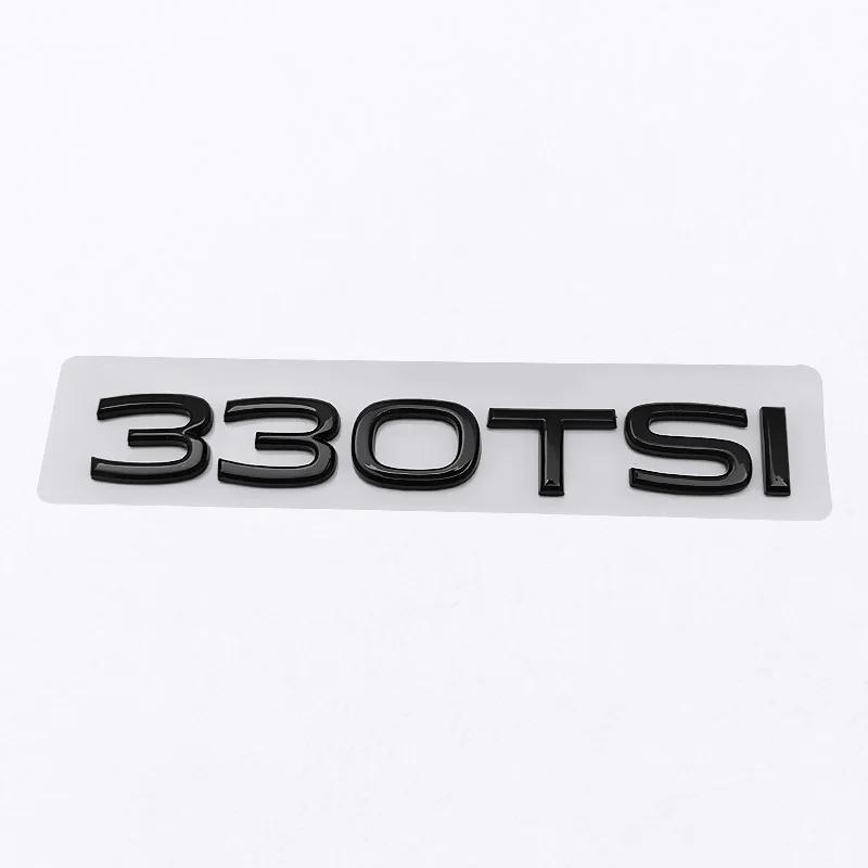Car Rear Trunk Letters Badge 280TSI 300TSI 330TSI 380TSI Sticker for Golf Lavida Santana Touran Passat B5 Scirocco