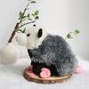 38cm Cute Opossum Plush Toys Mouse Stuffed Animals Dolls Simulation Mouse Plushies Toy Children's Birthday Gift Sofa Decor