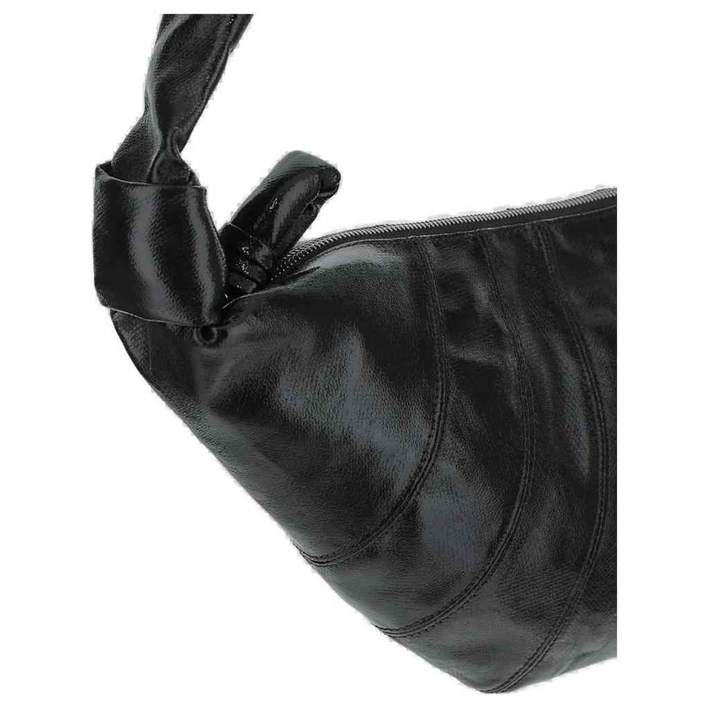 Lemaire Cotton Croissant Bag Croissant Shoulder Bag Medium Women's Black BG0001-LF1329-BK999