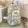 New Sweet Girl Backpack Waterproof Primary School Junior High School Student Schoolbag Printed Bamboo Literary Chinese Style Backpack