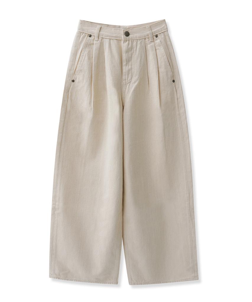 VIVACIOUS Jure Double-Pleat Pants_3 Colors