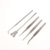 Medical Students Suture Practice Kit Stainless Steel Probe Scissors Tweezers Student Experimental Tool Combination Kit Model