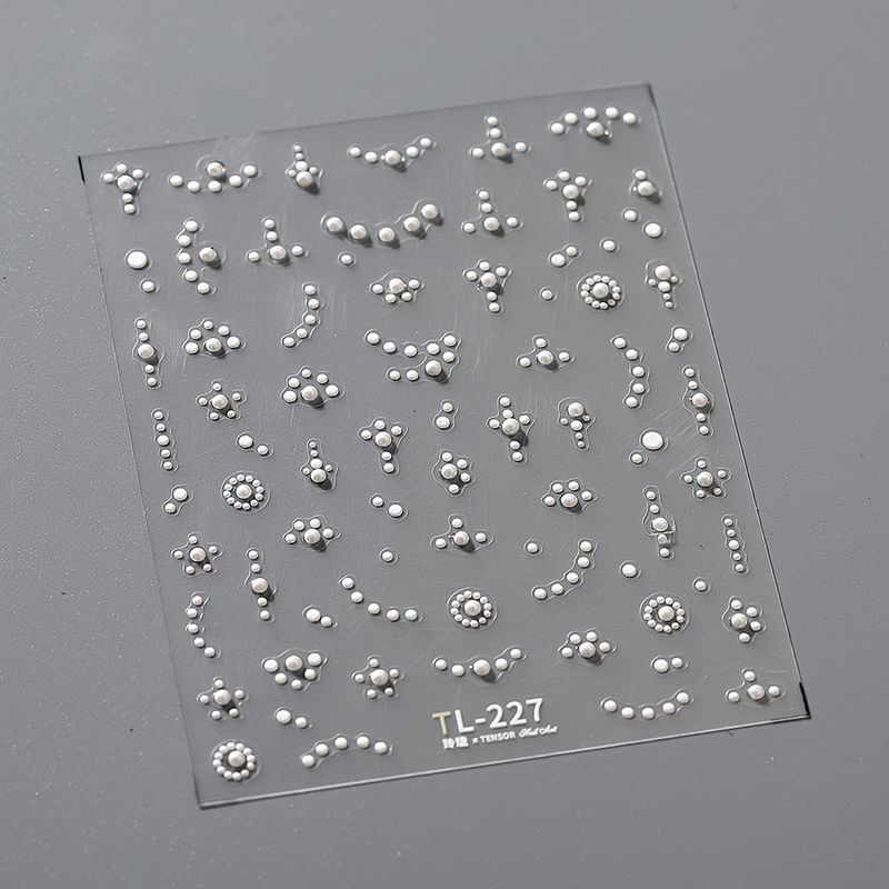 

Season Pearl White Small Pearl Nail Stickers Waterproof Nail Sticker Decorative Applique Ornament Tl227 TL227 (point Pearl)