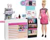 barbie Coffee Shop Doll Doll and Accessory for Ages 3 and Up Dress-Up (with Set) (GMW03)