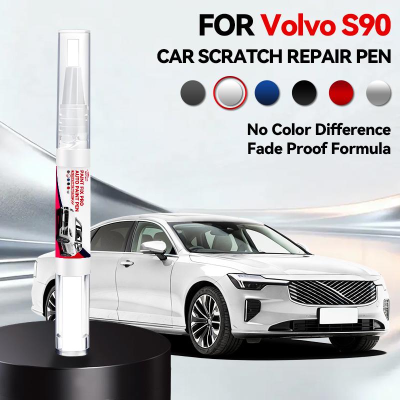 For Volvo S90 Car Paint Repair Pen Touch Up Scratch Remover DIY Auto Accessories White 707 Gray Brown 722 Blue 720 723 Black 717