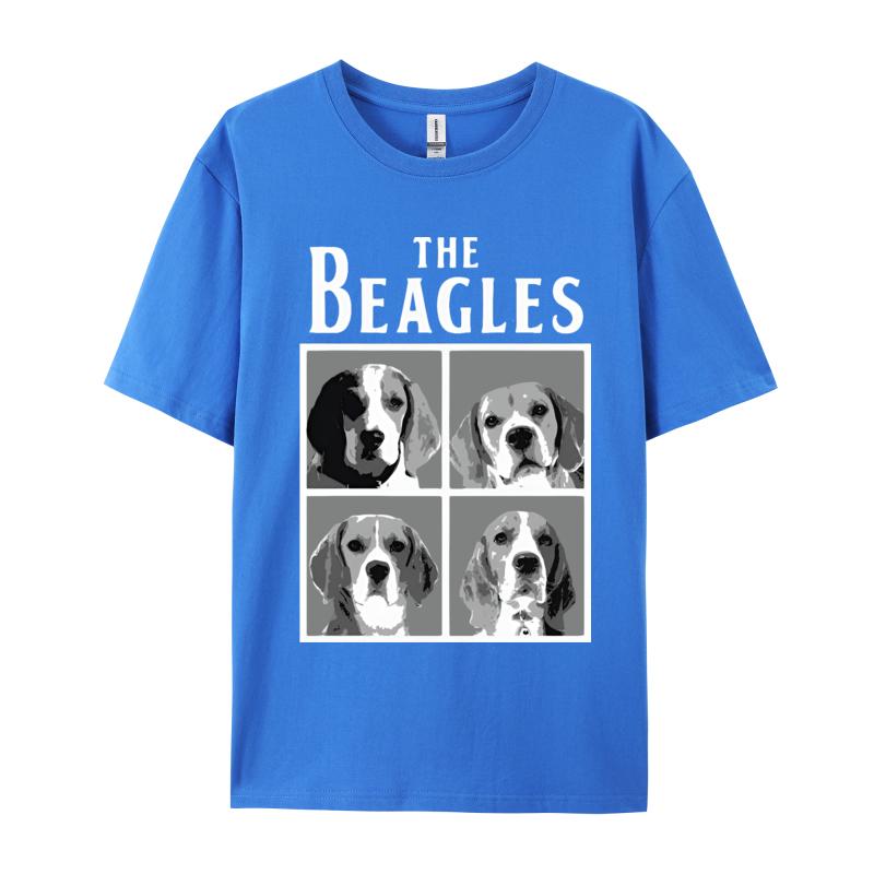 Cute Beagle Dog Tshirt The Beagles Animal Lover Tshrit Unisexs Cotton Tshirt Birthday Short Sleeve 2024 Fashionable Top Tees