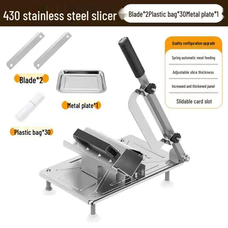 Food-Grade Stainless Steel Multi-Functional Slicer