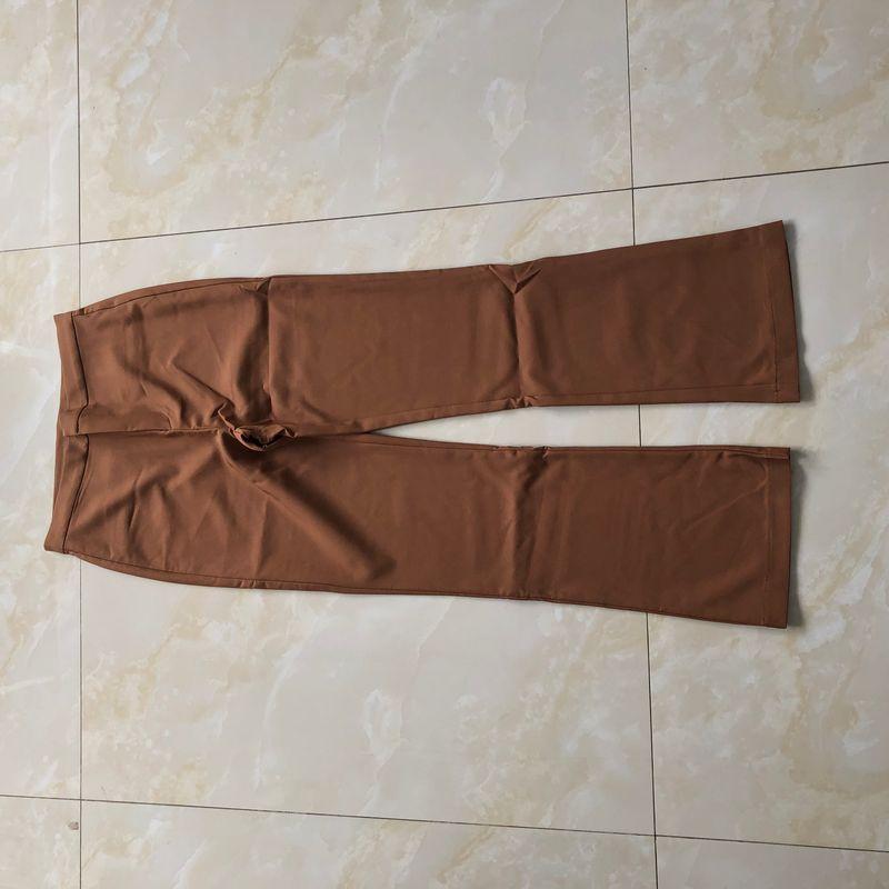 

Casual Pants Spring & Fall New Arrival Foreign Trade Women s Clothing Simple High Waist Zipper Double Pockets Pure Color Slimming Trousers 30306 Shallow coffee (paragraph B) C- 4-24-2 L