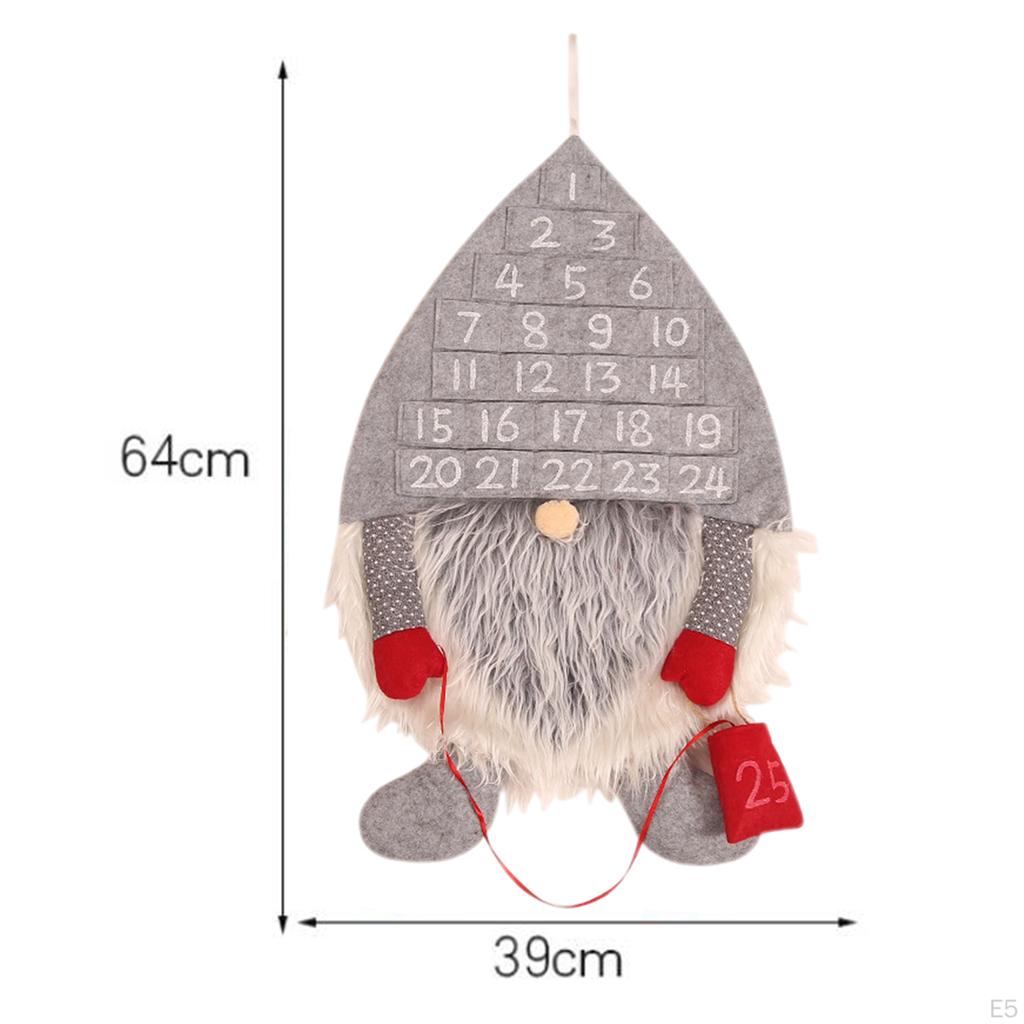 Advent Wall Hanging Calendar Non Woven Gnome 24
