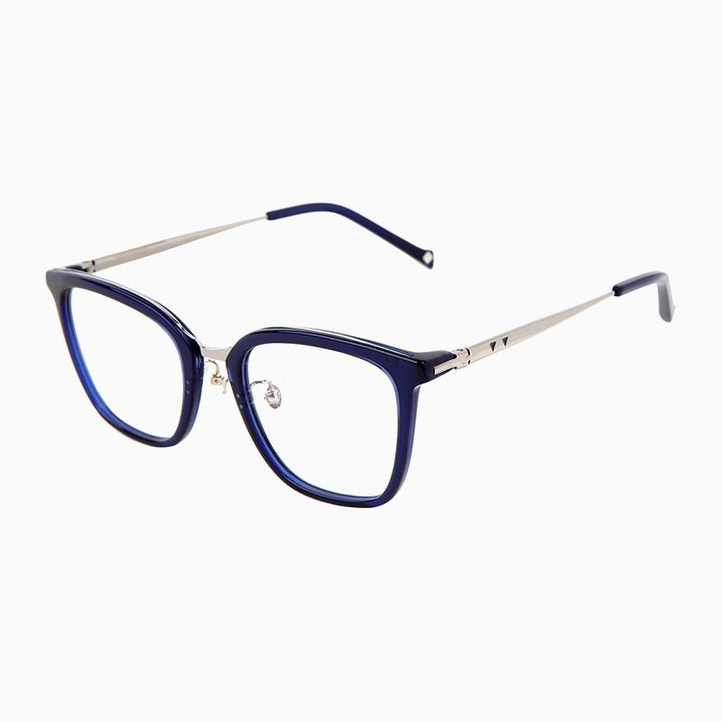 Sodamon Acetate Metal Eyeglass Frame Htp949-C04 (Unisex)