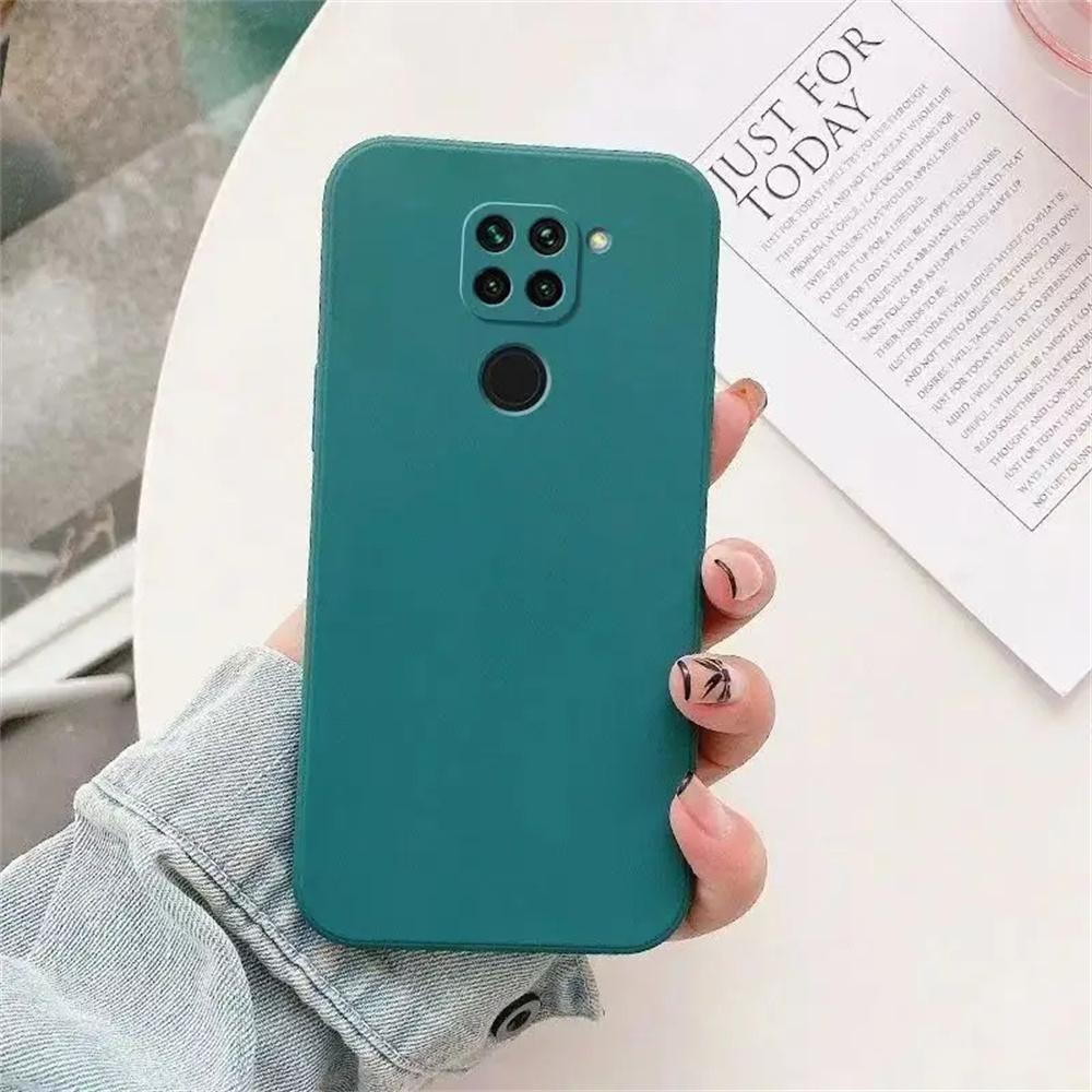 Für Xiaomi Redmi Note 9 4G TPU Weiche Hülle Luxuriöse Kamera-Schutzhülle Für Redmi Note 9 4G Flüssigsilikonhülle