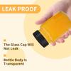 Glass Shot Bottles with Lids, 12 Pack 2oz Ginger Shot Bottles with Labels, Leakproof Wide Mouth Small Glass Jars with Lids for Juice, Ginger, Spices