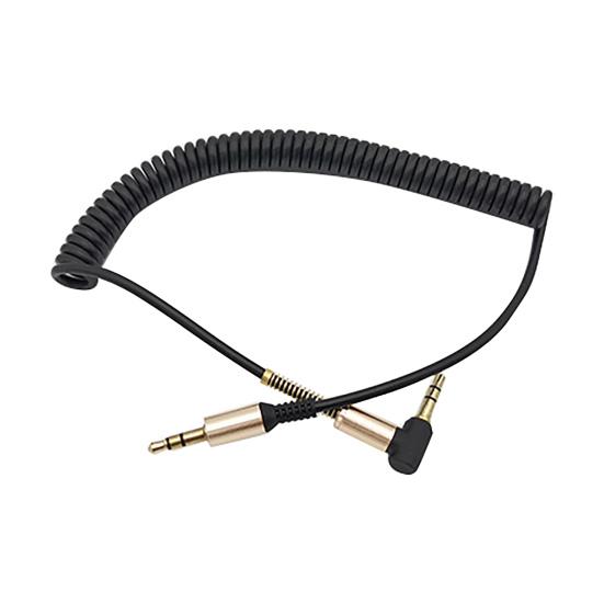 Audio Cable HIFI Plug Play Clear Sound Quality Telescopic 3.5mm Male To Female