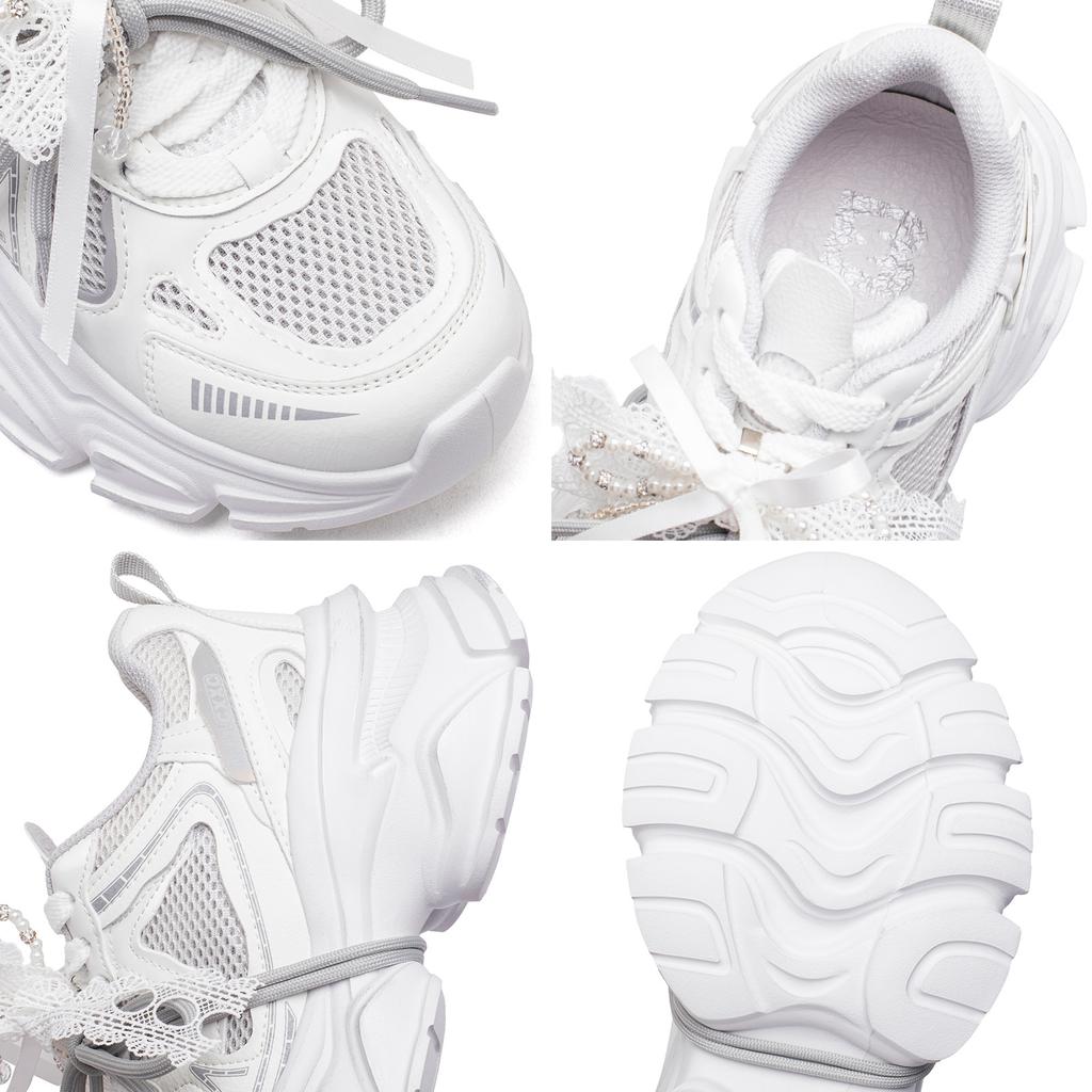 Platform dad shoes women's 2025 new summer breathable casual mesh sneakers shoes women's shoes versatile
