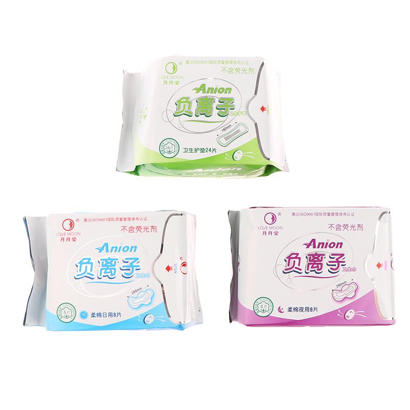 Love Moon Anion Sanitary Pads Sanitary Towel Panty Liners Lady Sanitary Napkin Menstrual Pads
