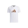 T Shirts Men's White Crew Neck Moderate Straight Fit GP0852