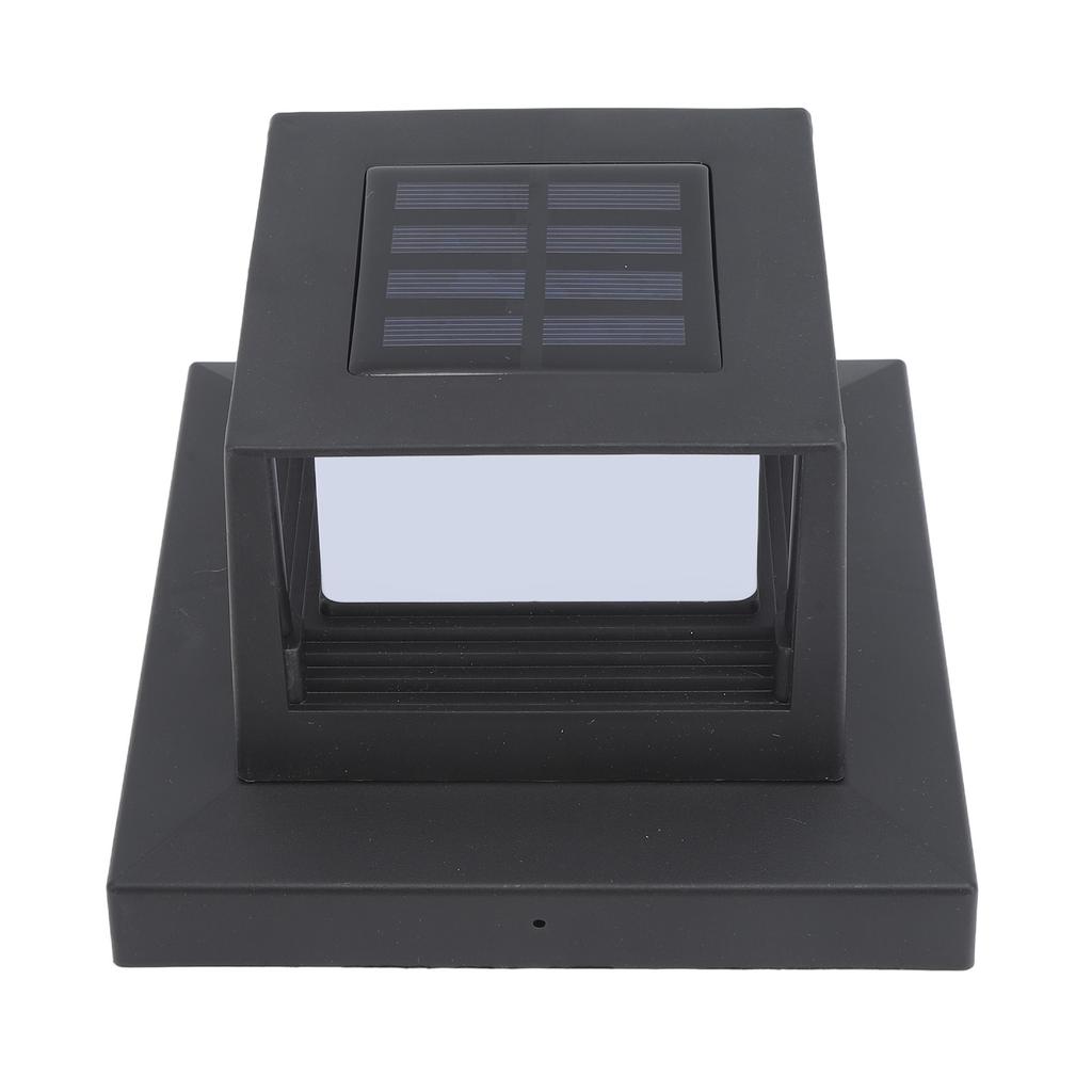 Square Outdoor Fence Post Cap Light Solar Post Light LED Landscape Lighting for Household Garden Courtyard Fence Dual