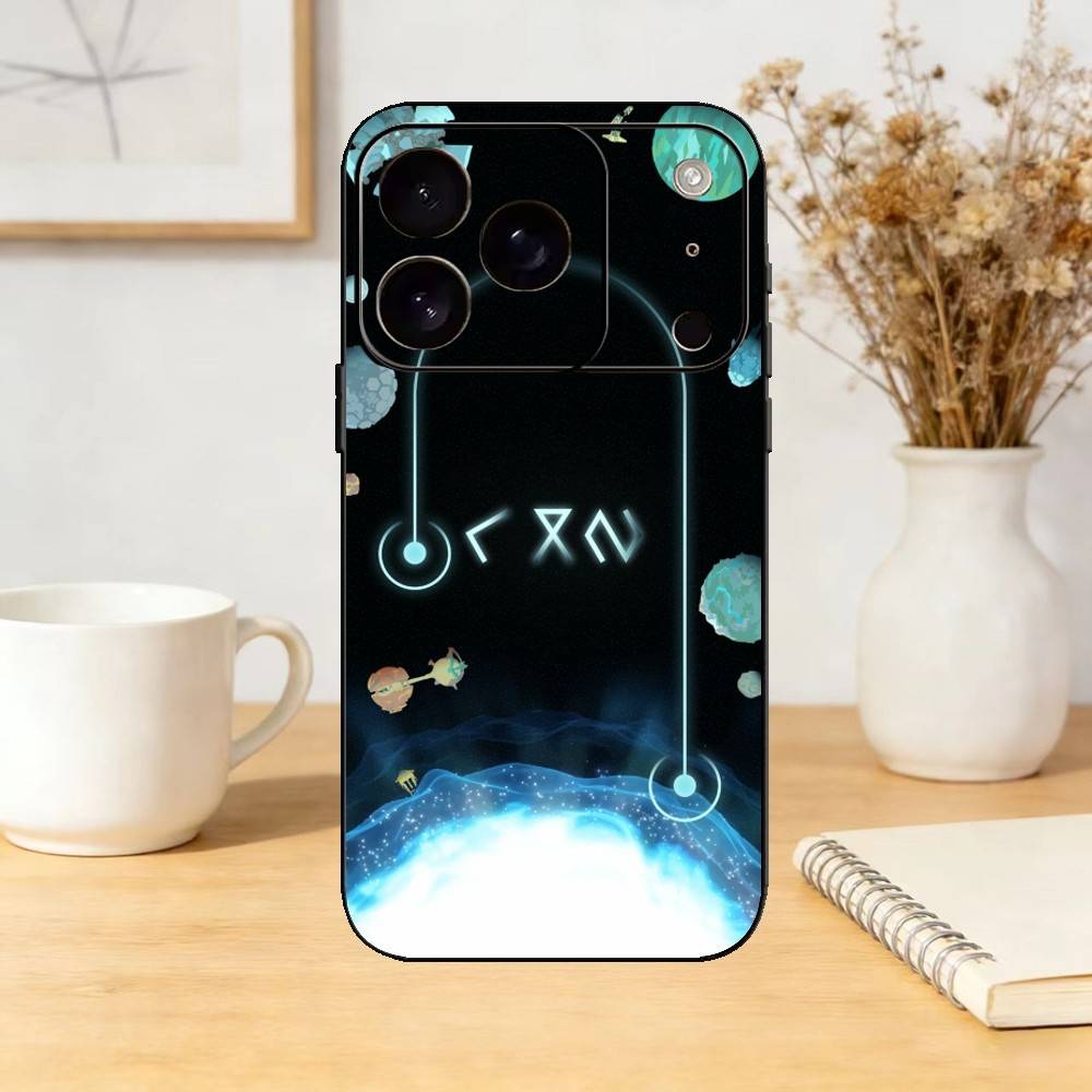 

O-Outer W-Wilds Game Phone Case Silicone black Soft For IPhone 17,16,15,14,13,12,11,SE,Plus Pro Max iPhone16promax