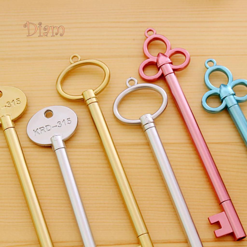 Elens Store 0.5mm Creative Key Shape Gel Pen School Office Writing Stationery Student Gift