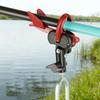 Auto Lock Fishing Rod Holder with 360 Degree Rotation and Steel Base Universals Fishing Poles Holder for Secure Angling